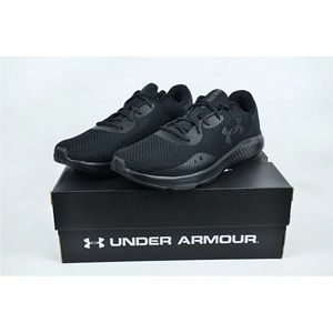 NWT Under Armour Charged Pursuit 3 Men's Black Running Shoes Sneakers